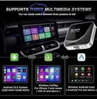 3-in-1 Wireless Carplay Adapter   Android Auto Wireless Adapter  Plug   Play