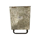 Rustic Galvanized Metal Wall Organizer Basket Farmhouse Decor Wall Hanging Mount