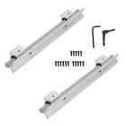 2pcs Sbr16 400mm Linear Rail Guide W 4 Pcs Sbr16uu Blocks For Cnc Mills