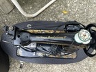 Singer Electric Sewing Machine W  Carrying Case  Portable  Black gold Decals