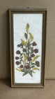 Vintage Floralp Tyrol Austria Pressed Dried Flowers Framed Artwork Lot Of 3