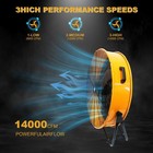 30  High Velocity Industrial Drum Fan  14000 Cfm Heavy Duty Floor Fan