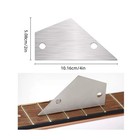 Oucey Guitar Neck Notched Straight Edge Ruler Set Fret Rocker Luthier Tool 3pcs