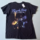Prince Purple Rain T Shirt Large Black The Revolution Album Graphic Music Nwt