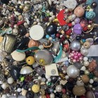 A One Pound Lot Junk Random Beads Earring Singles Art Craft Jewelry Making Retro