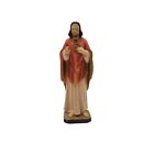 Vtg Original Dolfi Catholic Sacred Heart Jesus 7 75  Religious Statue Figure