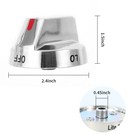 Dg64-00473a Top Burner Control Dial Knob Range Oven Replacement For Samsung