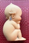 Vintage 1970 Cameo Kewpie Doll Rose Oneill Sitting Pose 6  Rubber Toy