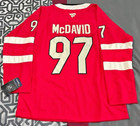 Team Canada 4 Nations Face-off Hockey Connor Mcdavid  97 Jersey Large Red Nwt