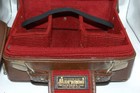 Marsand Leather Two Tier Vintage Camera Bag Deep Red Protective Interior