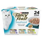 Purina Fancy Feast Grilled Food  Wet Cat Food  Seafood  3 Oz Cans