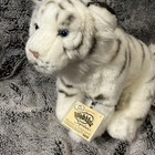 Nwt Webkinz Signature White Tiger Plush W  Code Stuffed Animal Ganz Retired Cat