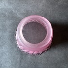 Antique Style Frosted Pink Swirl Glass Art Nouveau Standard Lamp Light Shade