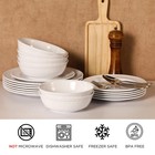 Tp 12-piece Melamine Dinnerware Sets  Plates And Bowls Dishes Set For 4  Brea   