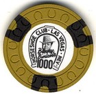 Horseshoe Club Casino Las Vegas Nevada  1000 Chip 1981
