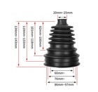 2x Drive Shaft Cv Joint Boot Kit Constant Velocity Dust Cover Universal Silicone
