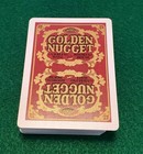 Vintage Golden Nugget Gambling Hall Playing Cards Red  Corner Cut  Open Unused