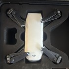 Dji Spark Alpine White Drone W  Remote Controller Hard Case 27 Min  Untested