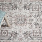  Runner Rug 2x5 Washable Kitchen 2  X 5   buttery Soft  Vintage Multi Grey