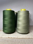 Lot Of 4 A e Perma Core Tex 24 Olive Green   Sage Green 6000 Yds Each Spool