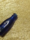 Antique 1920s Cobalt Blue Vicks Drops Sample Miniature Bottle Medical Display