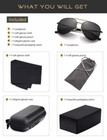 Aviator Sunglasses For Adult Polarized Driving Classic Shades Uv 400 Protection