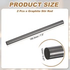 Graphite Stir Rod 0 47  Diameter 7 5  Length Pack Of 2