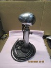 1939 1940 s Vintage Rca Chrome Bullet Desk Microphone With Ptt Button