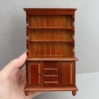 1 12 Scale Dollhouse Wooden Hutch Cabinet Miniature Furniture Storage Bookcase