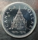 1976 Canada Specimen Proof  500 Silver Dollar Bu Km106