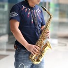 Eb Alto Saxophone Brass Lacquered Gold E-flat Sax With Case   Accessories S4j7