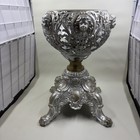 Mid 1890s Victorian Antique Cast Iron Claw Foot Lamp Base Or Center Pc Pedestal