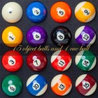 Pool Balls Billiard Set - Regulation Size - 17 Pc Professional Pool Set W  Cu   