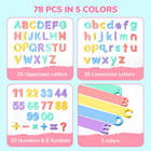 Magnetic Letters And Numbers  Abc 123 Alphabet Fridge Magnets For Toddlers   Kid