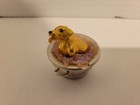 Vintage Estee Lauder Dog Solid Perfume Compact