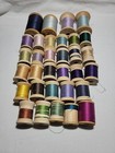 Vintage Belding Corticelli Thread Lot Of 32 Wooden Spools