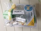 Bird Cage Clean Cup Feeder Food Water Plastic Accessory Clear - Medium 2pcs Set