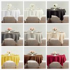 Linentablecloth 70 In  Square Polyester Tablecloths  33 Colors  Wedding   Event