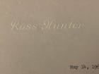 Vincent Price Estate Typed Signed Letter From Actor producer Ross Hunter  14f
