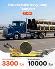Vevor 10 Pack Ratchet Tie Down Straps 10000 Lbs 2  X 30  Heavy Duty For Cargo