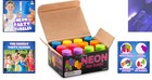 Pack Of 12 Mini Neon Bubbles For Kids - Perfect Birthday Party Favors