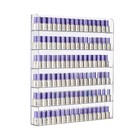 6 Tier Acrylic Nail Polish Rack Wall Display - Holds 180 Bottles  Clear Organize