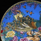Exquisite Old Chinese Porcelain Color Hand Painted Phoenix Flower Bird Plate