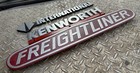 3 Vintage   Original Truck Plates Aluminum Freightliner  Kenworth  International