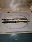 Vintage 1960 s Arpege Chanel No 5 Perfumed Writing Pens-14k Gold Filigree W case