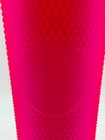 Starbucks Summer 2021 Hot Pink Diamond Shaped Studded 24 Oz  Tumbler - New
