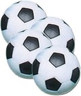 Soccer Ball Style Foosballs - 4 Pack