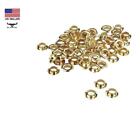 200 Piece 1 2  Brass Plated Replacement Grommet   Washer Set With Storage Case