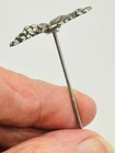 Antique Hatpin Divine Sterling Silver Bunches Of Grapes Tasty Collectible