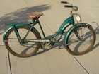 Decal Set For Vintage 1950 s Montgomery Wards Hawthorne Ladies 26  Bicycle  red 
